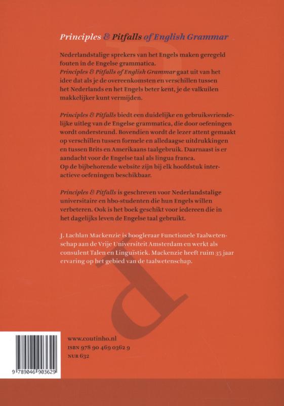 Principles and pitfalls of English grammar achterkant