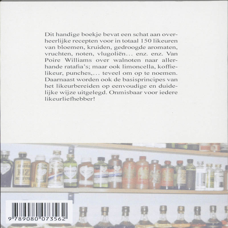 150 Likeurrecepten achterkant