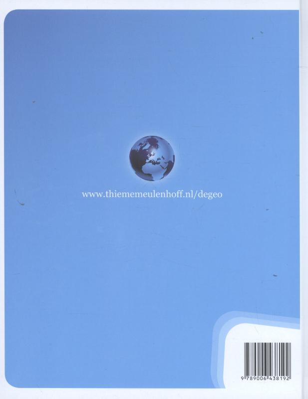 De Geo 3 havo/vwo Lesboek achterkant