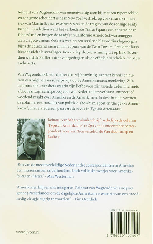 Typisch Amerikaans achterkant