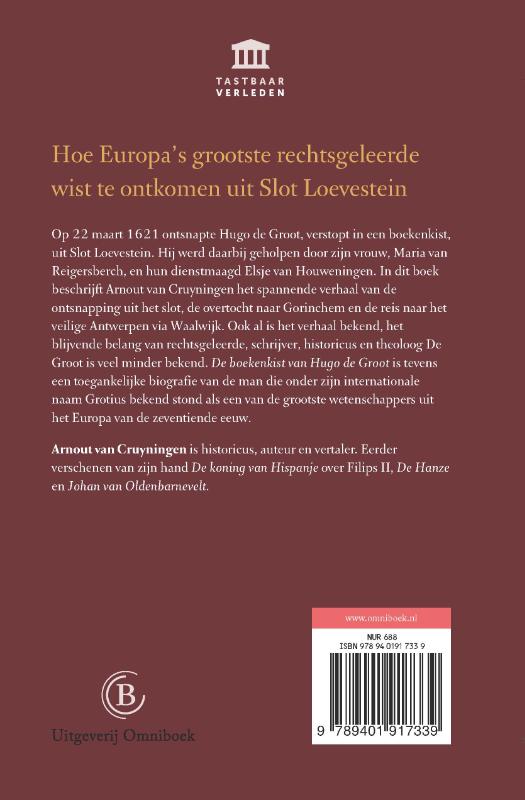 De boekenkist van Hugo de Groot / Tastbaar verleden achterkant