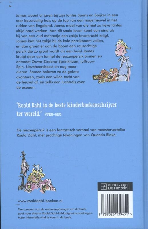 De reuzenperzik achterkant