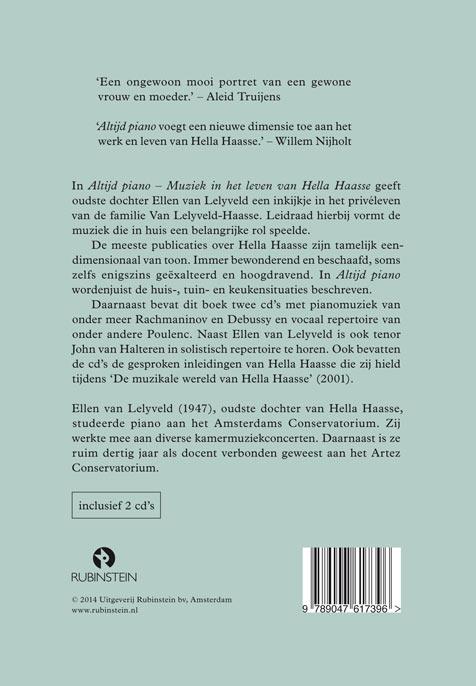 Altijd piano achterkant