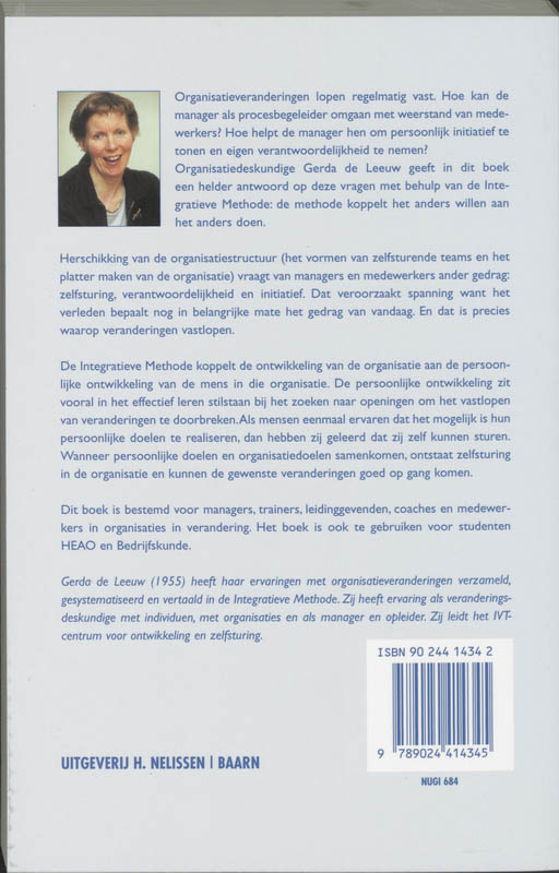 Ontwikkelen van zelfsturing in organisaties achterkant