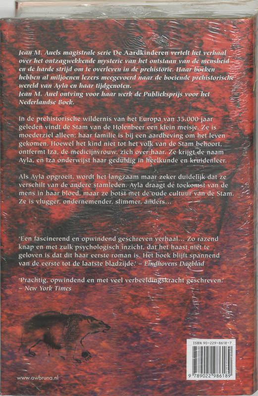 De stam van de holenbeer / 1 De stam van de holenbeer / De Aardkinderen / 1 achterkant