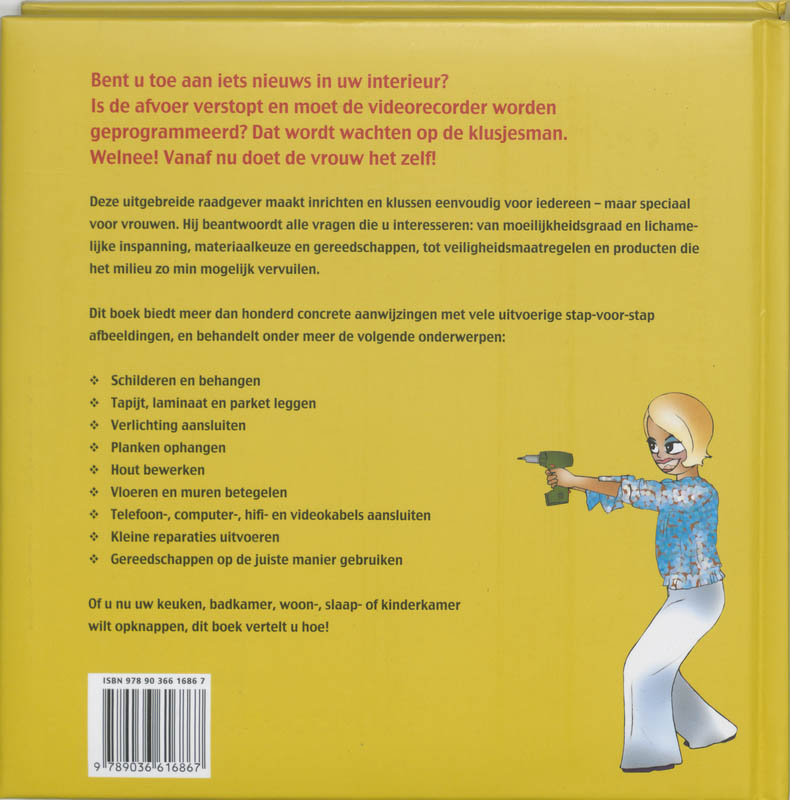 Doe-het-zelf voor vrouwen achterkant