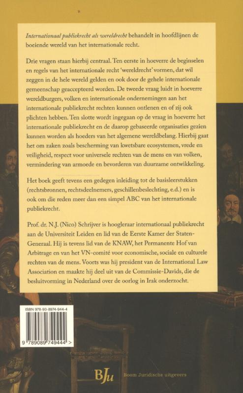 Internationaal publiekrecht als wereldrecht / Boom Juridische studieboeken achterkant