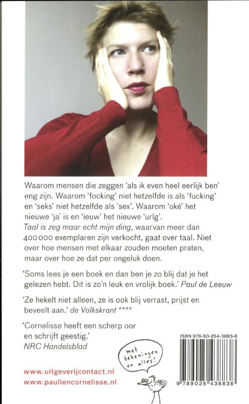 Taal is zeg maar echt mijn ding achterkant