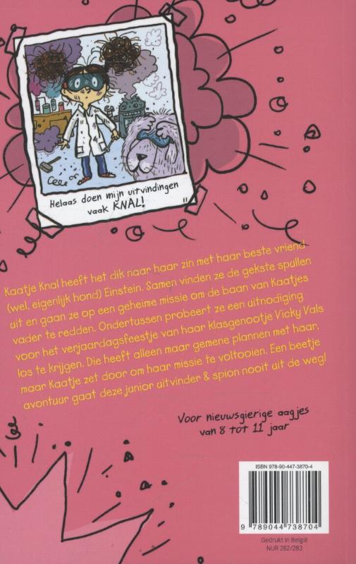 Het dolle dagboek van Kaatje Knal De geheime missie achterkant
