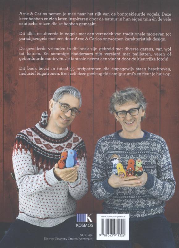 Vogels breien met Arne en Carlos achterkant