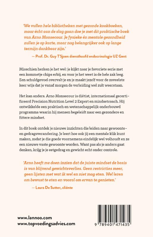 Verlost van verleiding achterkant