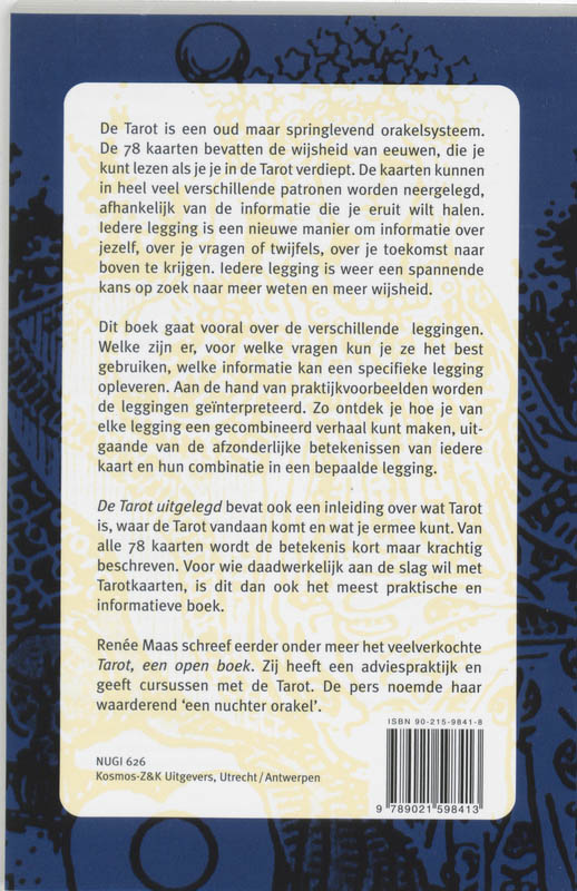 Tarot Uitgelegd achterkant