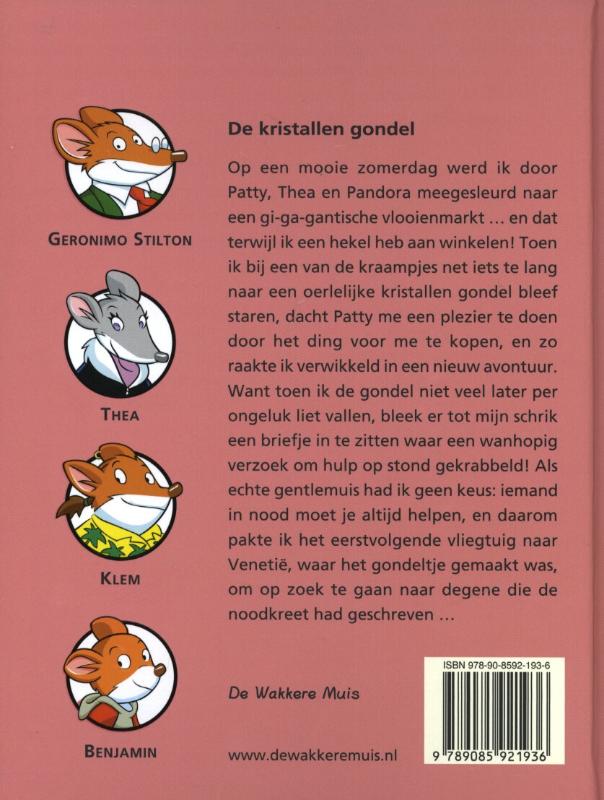 De kristallen gondel / Geronimo Stilton / 53 achterkant