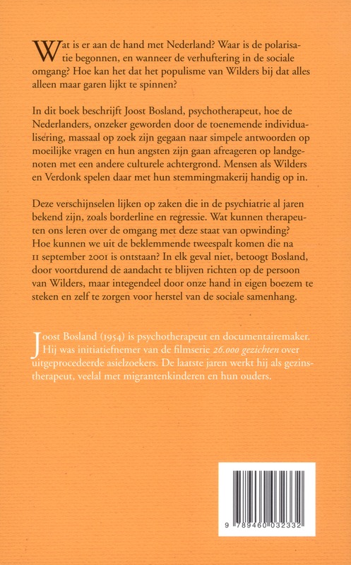 De Waanzin Rond Wilders achterkant