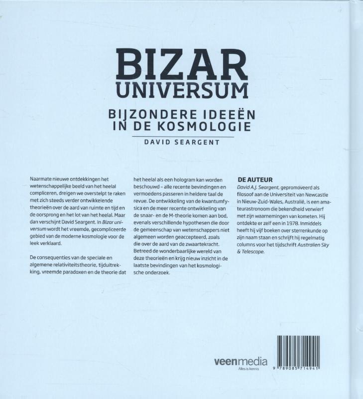 Bizar universum achterkant