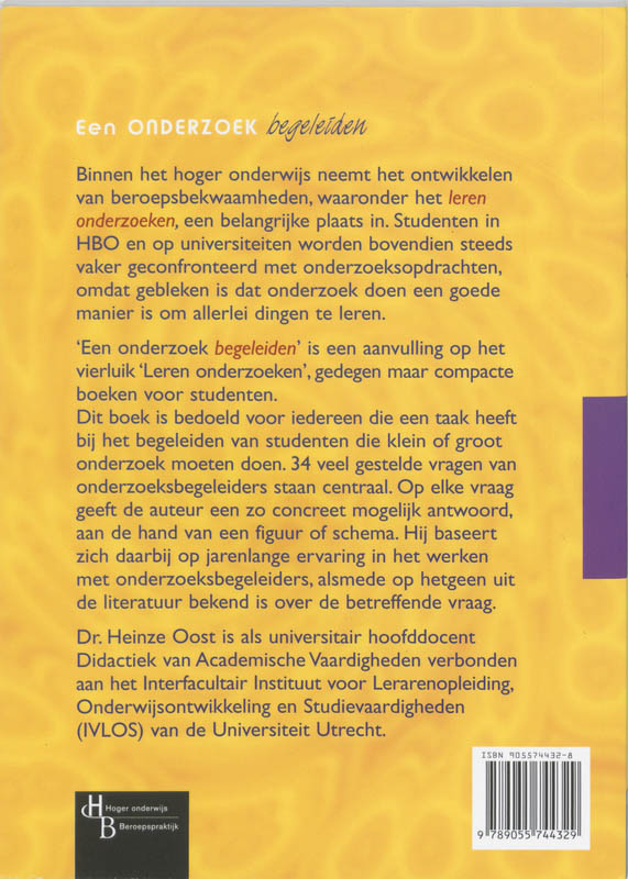 Een onderzoek begeleiden achterkant