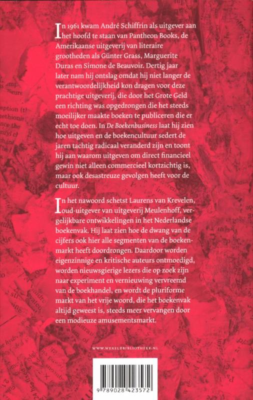 De Boekenbusiness achterkant