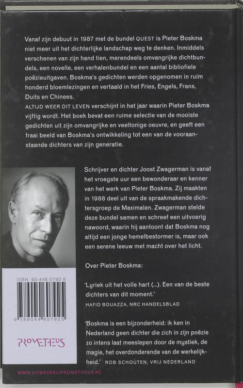 Altijd weer dit leven achterkant