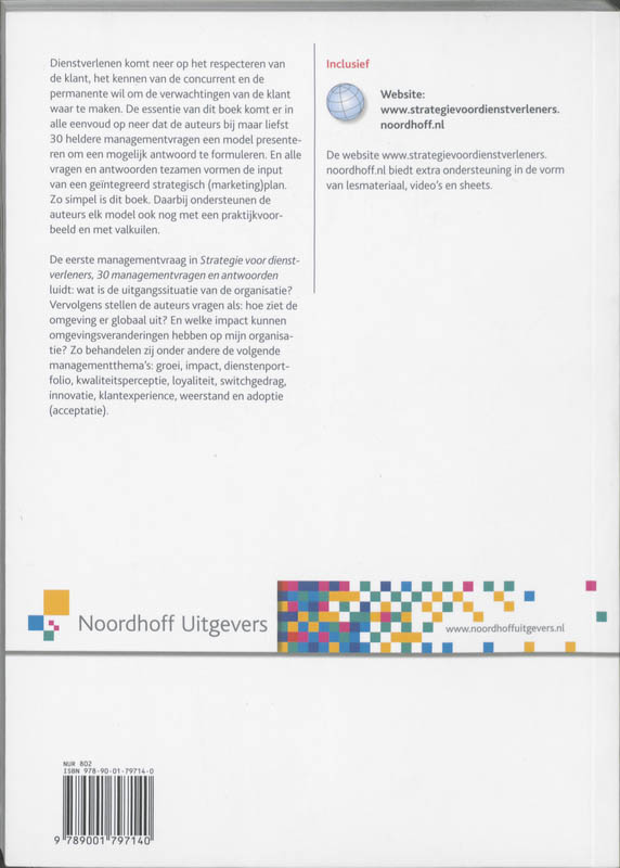 Strategie voor dienstverleners achterkant