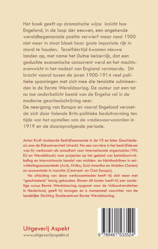 Van continentaal conflict naar Eerste Wereldoorlog achterkant