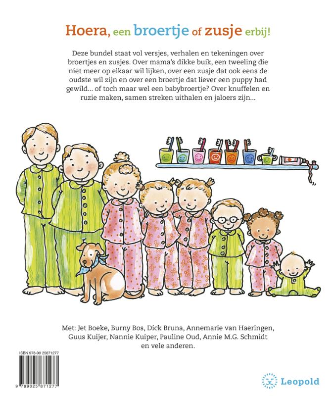 Het grote voorleesboek voor broertjes en zusjes achterkant