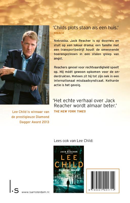 Tegenspel / Jack Reacher / 15 achterkant