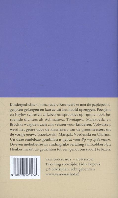 Bij mij op de maan / Russische Bibliotheek achterkant