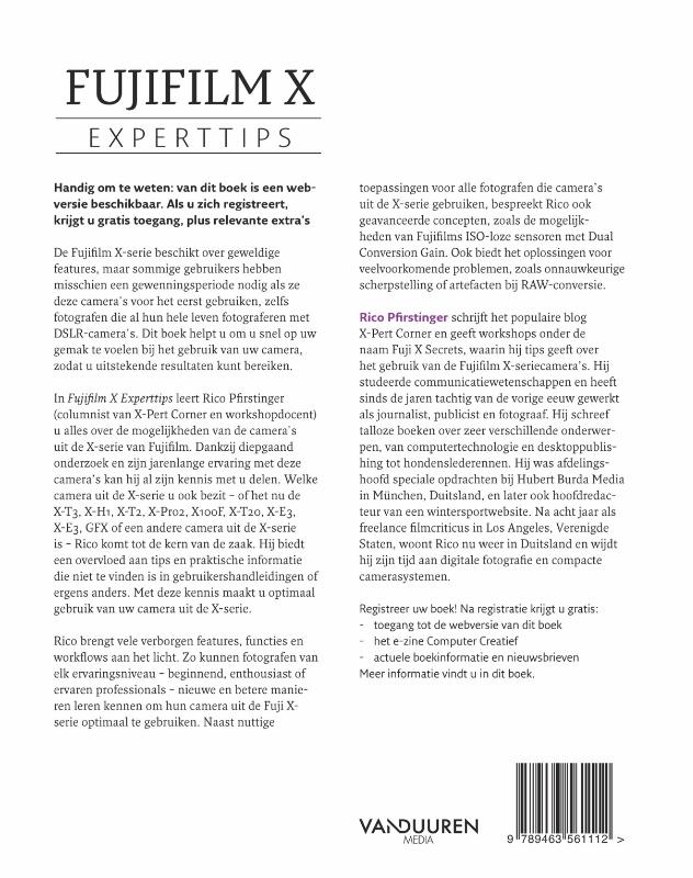 Fuji X Experttips / Focus op fotografie achterkant