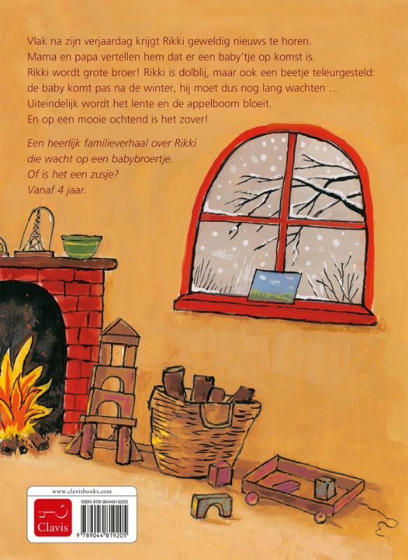 Rikki wordt grote broer / Rikki achterkant