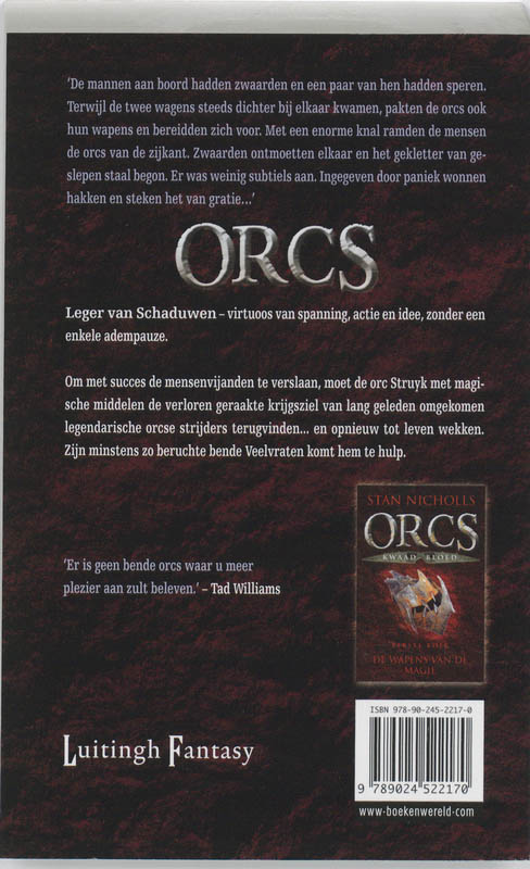 Leger van schaduwen achterkant