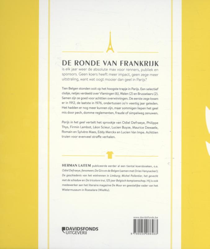 Parijs in het geel achterkant