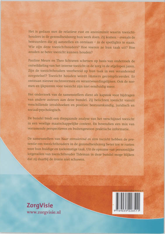 Naar stimulerend en slim toezicht achterkant