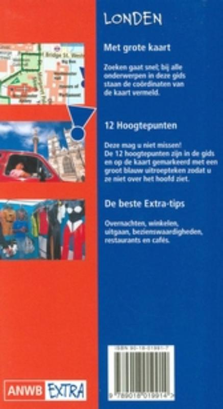 Londen / ANWB Extra achterkant