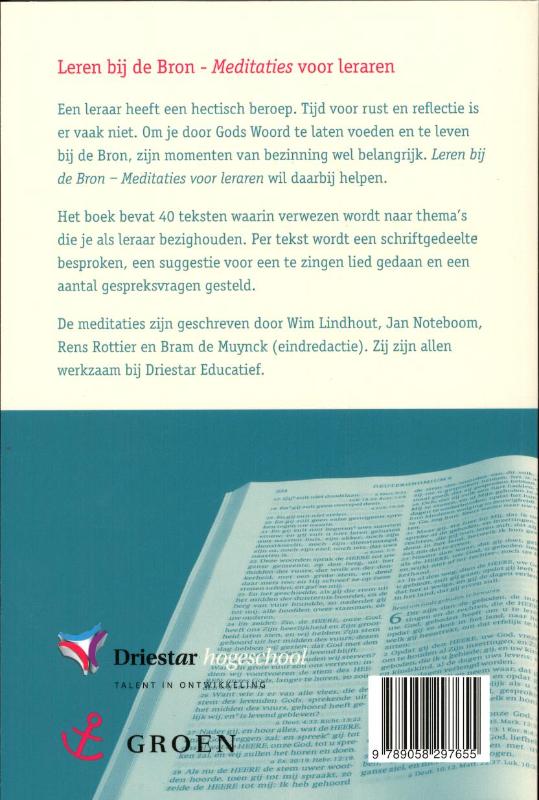 Leren Bij De Bron achterkant