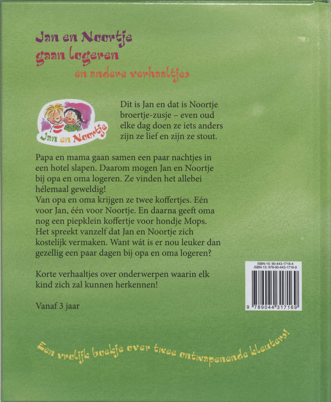 Jan & Noortje Gaan Logeren achterkant