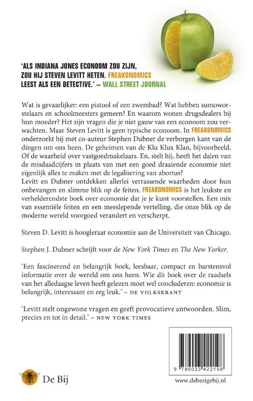 Freakonomics achterkant