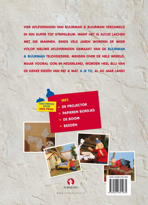 Buurman & Buurman favorieten, het stripalbum achterkant