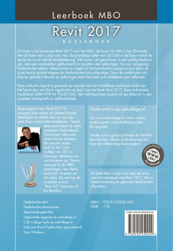 Revit 2017 achterkant