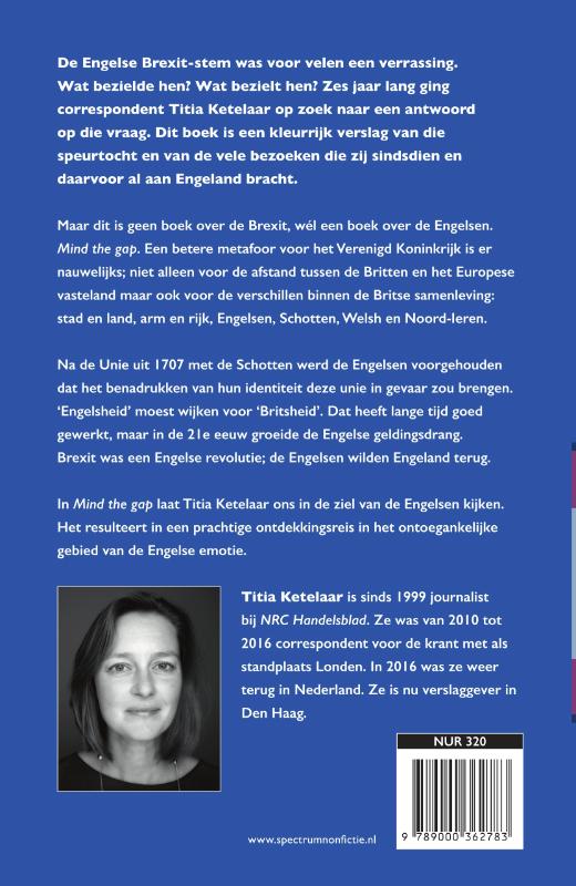 Mind the gap achterkant