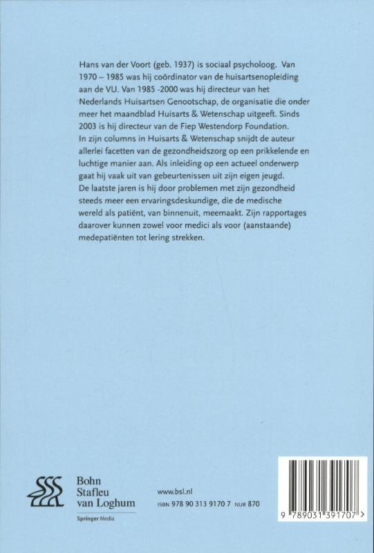 Het meeste gaat vanzelf over..., tenzij de dokter er op tijd bij is! achterkant