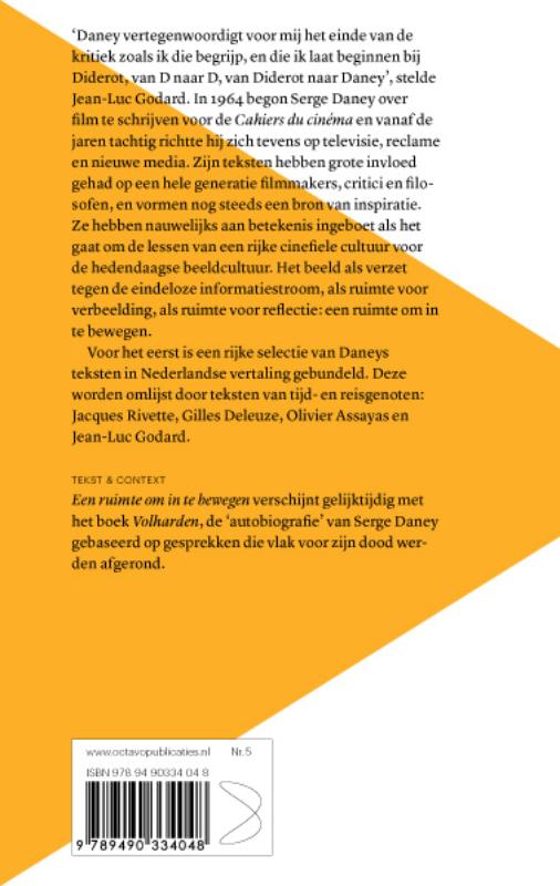 Een ruimte om in te bewegen / Tekst & context achterkant