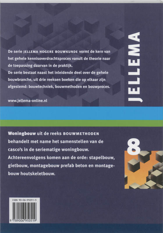 Jellema Bouwmethoden / 8 Woningbouw / Jellema hogere bouwkunde / 8 achterkant