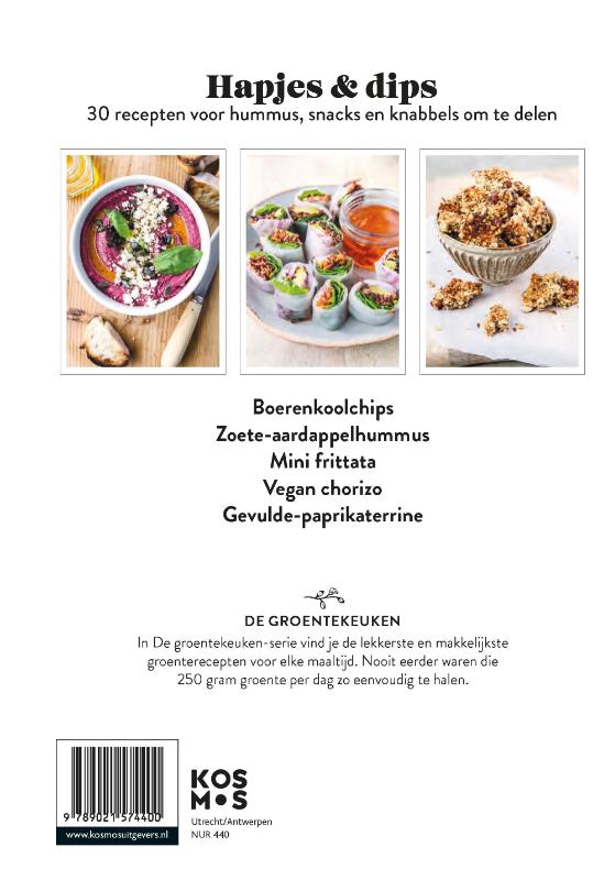 Hapjes & Dips / De Groentekeuken achterkant