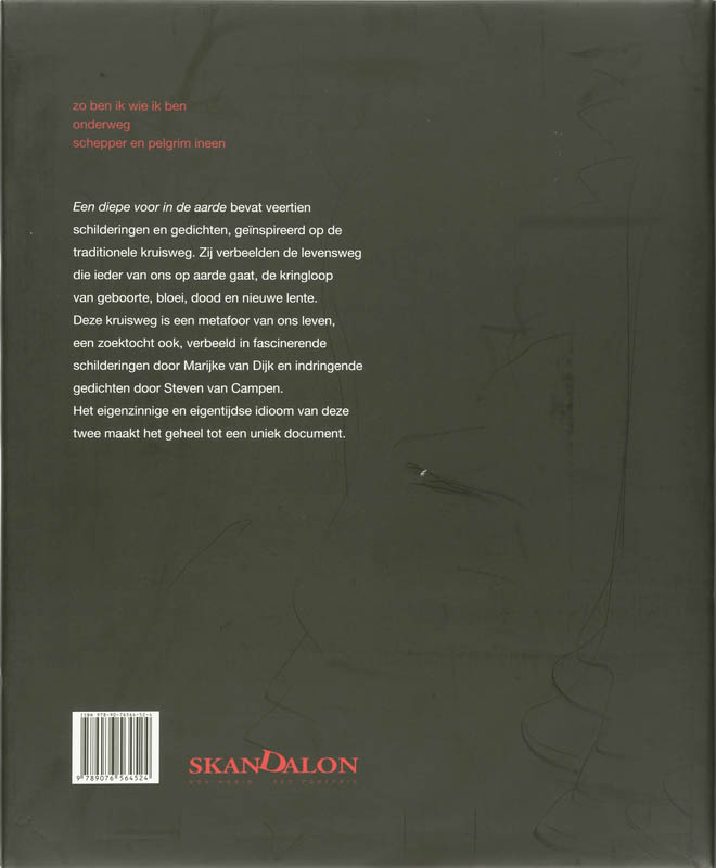 Een diepe voor in de aarde achterkant