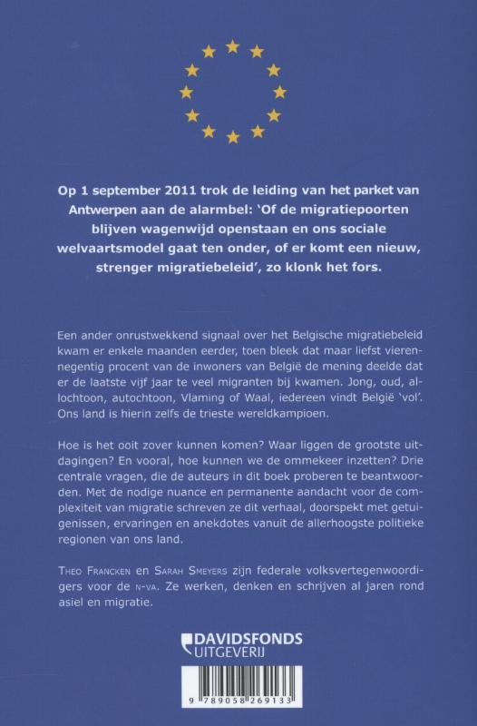 België, land zonder grens achterkant