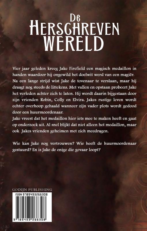 De jacht op het medaillon / De herschreven wereld / 1 achterkant