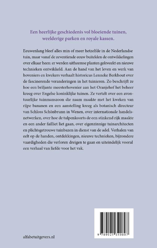 Hoveniers en tuinbazen achterkant