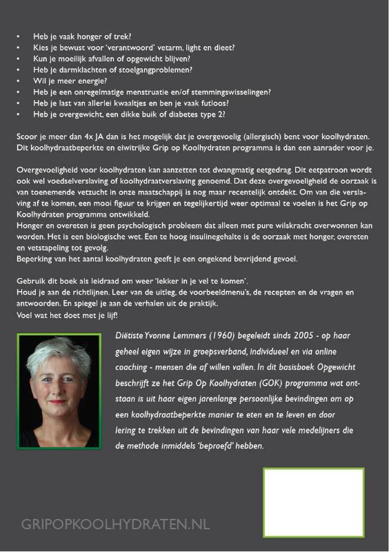 Grip op koolhydraten / Opgewicht / Grip op Koolhydraten / 1 achterkant