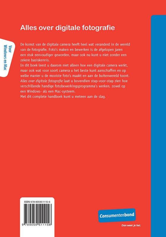 Handboek Digitale fotografie / PC handboek achterkant