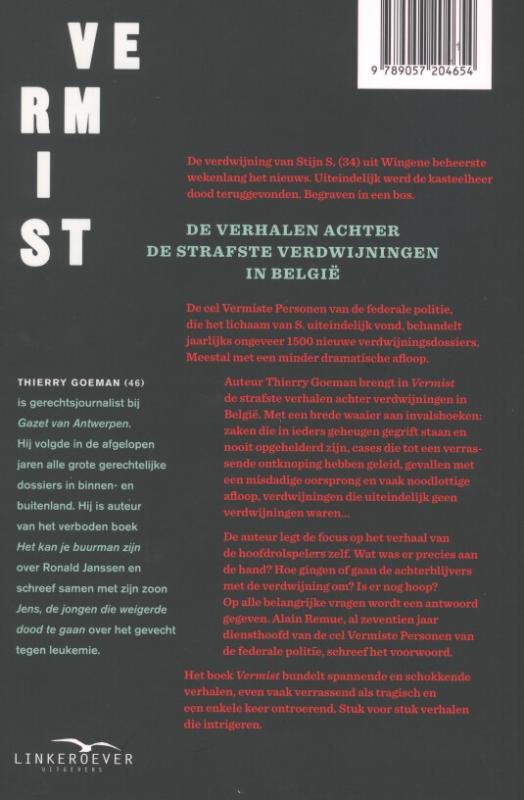 Vermist achterkant